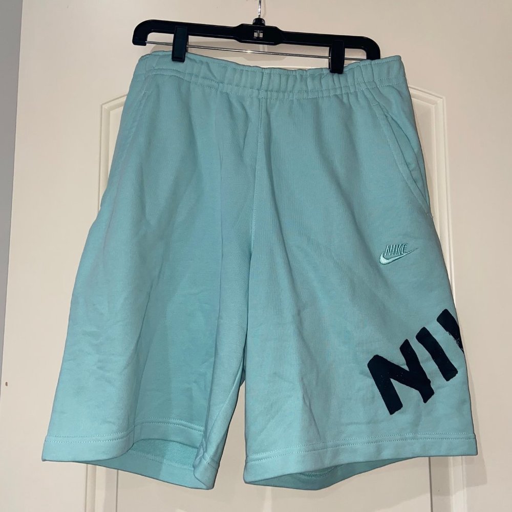 Nike Sportswear Club Graphic Fleece Terry Cotton Shorts